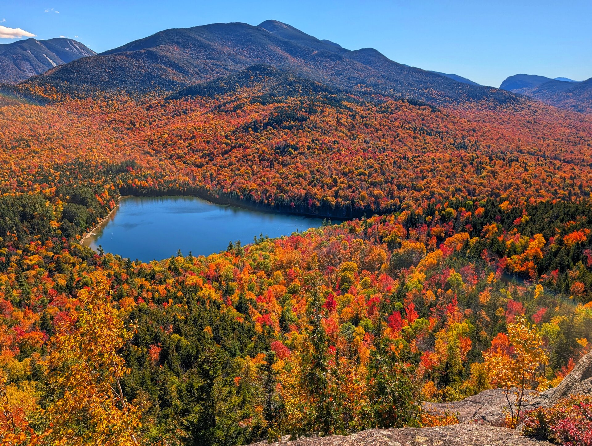 Fall foliage from Mount Jo