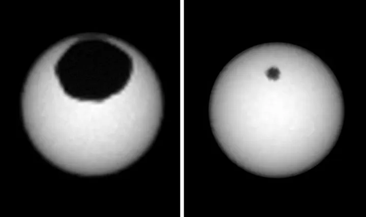 Eclipses on Mars