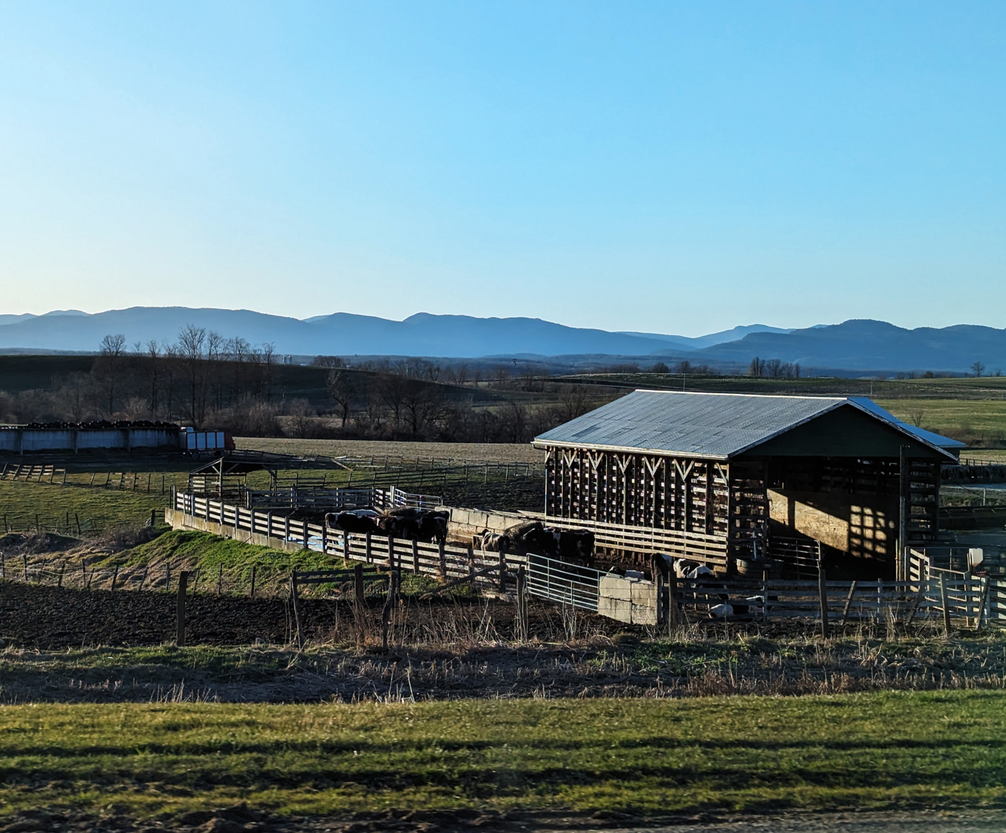 The drive to Burligton took us through many country roads.